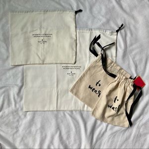 Kate Spade NEW Lingerie & Dust Bag Lot Travel Bag